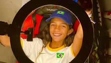 Rayssa Leal elogia brasileiras e chora com medalha de britânica 