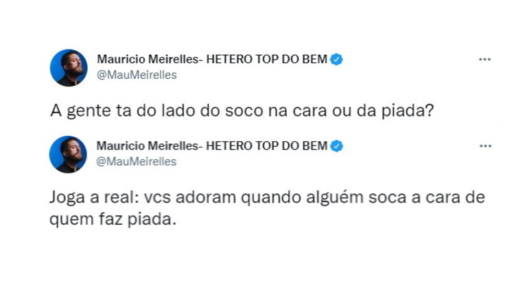 O apresentador e humorista Mauricio Meirelles analisou a reação dos internautas ao tapa de Will Smith: 