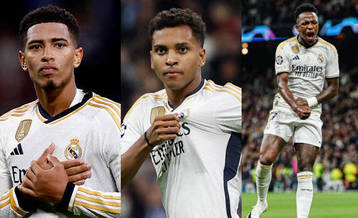 'Vinicius é o melhor do mundo, Bellingham o segundo, Rodrygo o terceiro' (JUAN MEDINA/Reuters - 29.11.2023/Carla Carniel/Reuters - 19.10.2023/Reprodução/Instagram @vinijr)