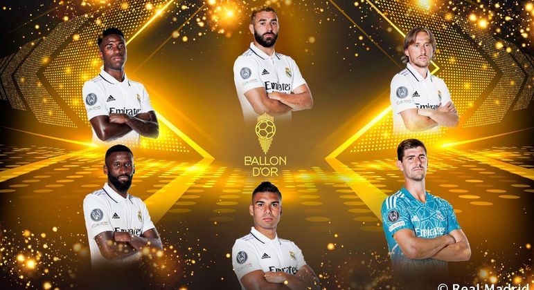 Real Madrid, seis candidatos à "Bola de Ouro"