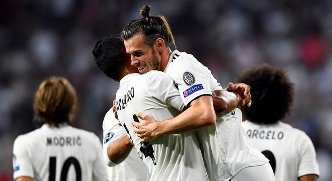 A celebração do Real, gol de Bale