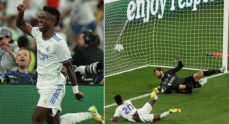 Vinícius Junior e o momento do gol que deu o 14º título ao Real Madrid