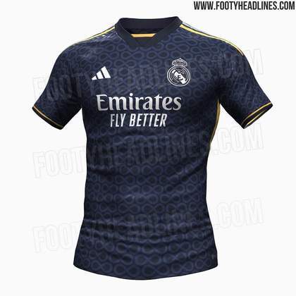 Real Madrid: camisa 2 (vazada na internet) / fornecedora: Adidas