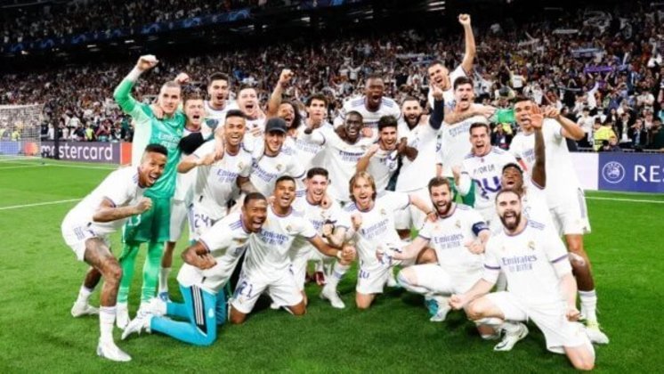 Real Madrid, da Espanha: campeão da Champions League 2021/2022
