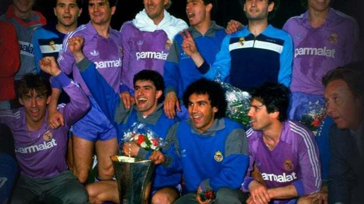 Real Madrid: dois títulos conquistados, em 1984/85 e 1985/86 (foto).
