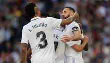 Rodrygo marca, Benzema faz hat-trick, e Real Madrid goleia Valladolid por 6 a 0 no Espanhol
