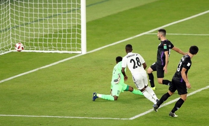 Soccer Football - Club World Cup - Final - Real Madrid v Al Ain - Zayed Sports City Stadium, Abu Dhabi, United Arab Emirates - December 22, 2018 Al-Ain's Yahia Nader scores an own goal, Real Madrid's fourth REUTERS/Ahmed Jadallah