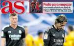 Jornal AS (Espanha)'Noite negra: o Barça de Xavi destrói o pior Madrid e fantasia sobre o título do campeonato'