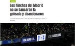 Olé (Argentina)'Os torcedores do Madrid não aguentaram a goleada e foram embora'