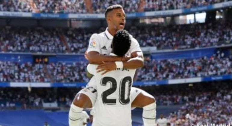 Real Madrid x Betis - Vini Jr. e Rodrygo