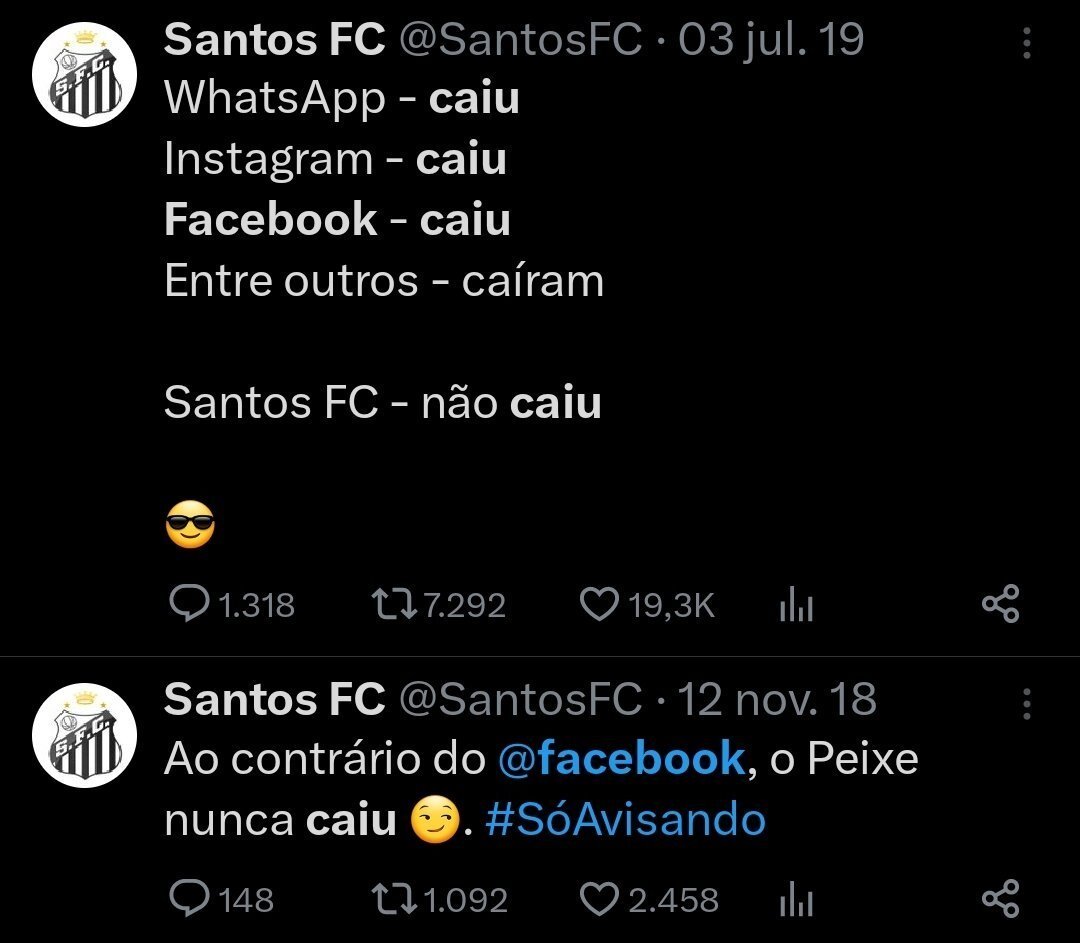 Rebaixamento do Santos gera onda de memes e piadas; confira os