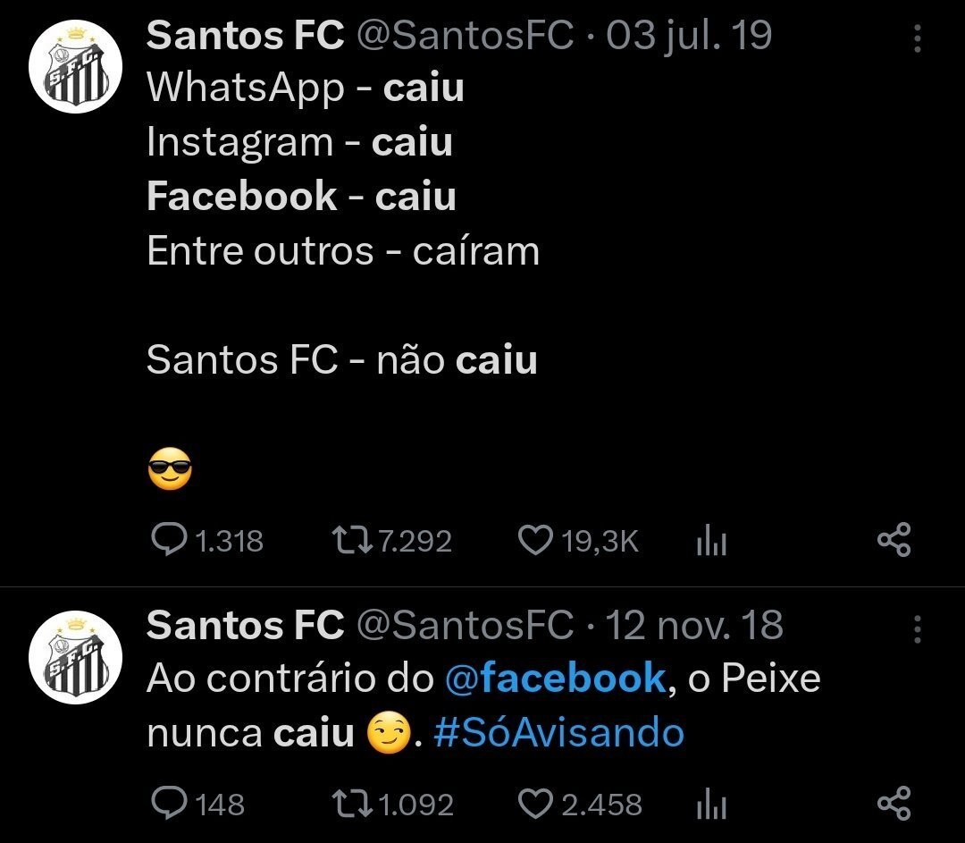 Rebaixamento do Santos para Série B rende enxurrada de memes