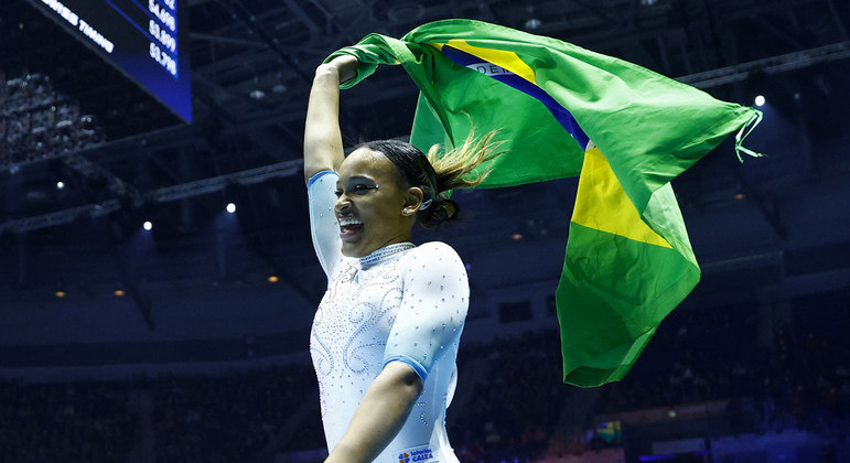 Rebeca Andrade teve um ótimo desempenho para conquistar o ouro