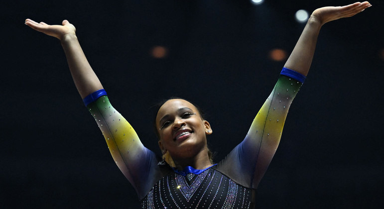 Rebeca Andrade não disse se a aposentadoria acontecerá ao fim dos próximos Jogos Olímpicos