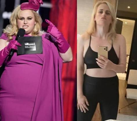 Rebel Wilson antes e depois