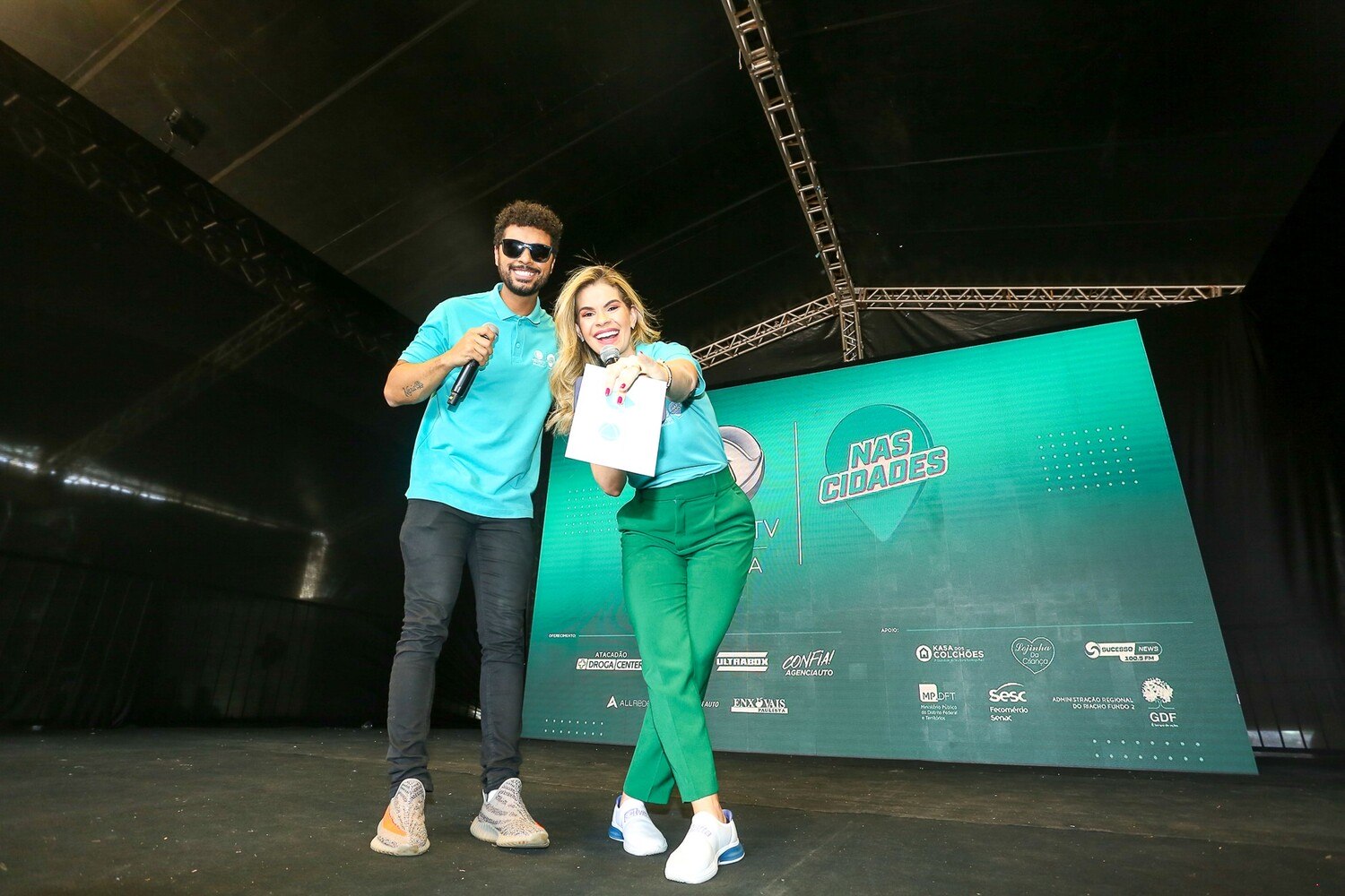 Record TV Nas Cidades leva grande público ao Riacho Fundo 2 Fotos