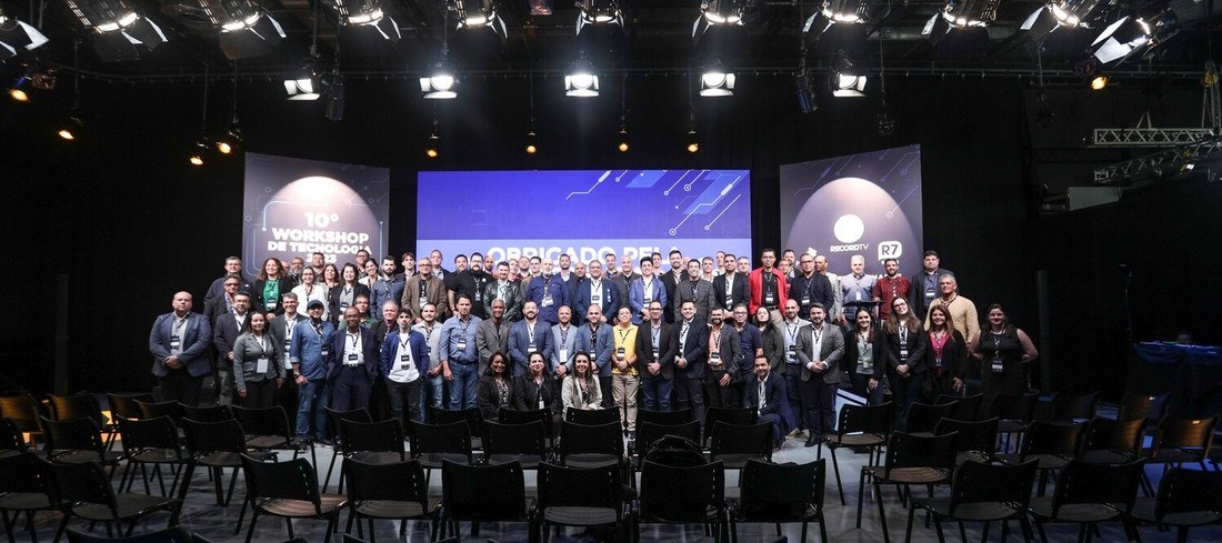 10º Workshop de Tecnologia 2023 na Record TV (Divulgação Record TV Emissoras)