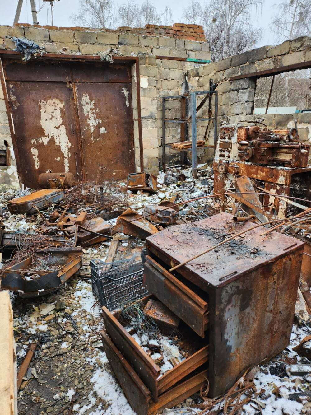 Yurii ainda não teve dinheiro para reconstruir o negócio (Tony Chastinet/Record TV)