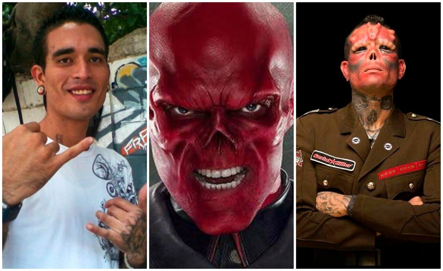 Homem faz modificações no rosto para virar vilão da Marvel - Fotos - R7  Lifestyle