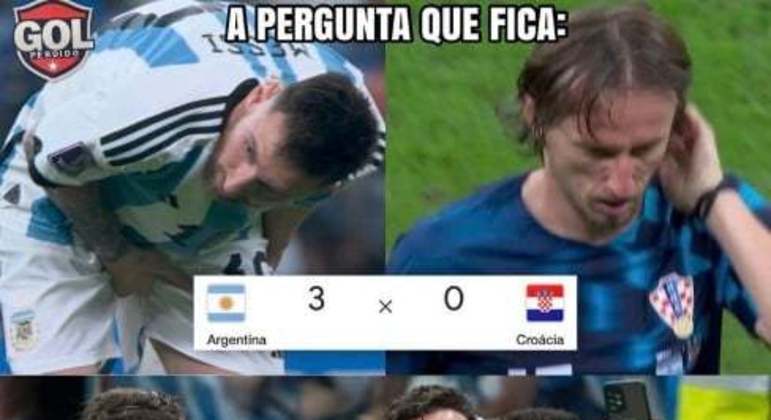 Argentina x Croácia: veja os memes do jogo da Copa do Mundo