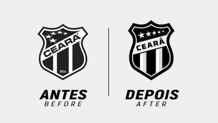 Redesenho de escudos de futebol: Ceará.