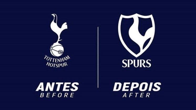 Redesenho de escudos de futebol: Tottenham.