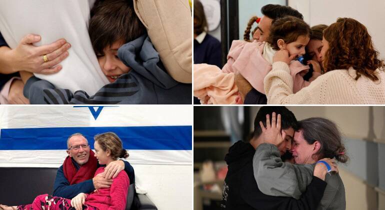 Os últimos quatro dias foram de intensa emoção e alívio para várias famílias de pessoas sequestradas pelo grupo terrorista Hamas em solo israelense em 7 de outubro. Após cerca de 50 dias em cativeiro, mulheres e crianças puderam sorrir novamente ao reencontrar seus entes queridos