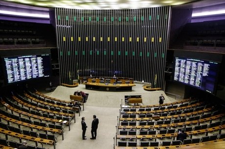 Vista geral do plenário da Câmara dos Deputados