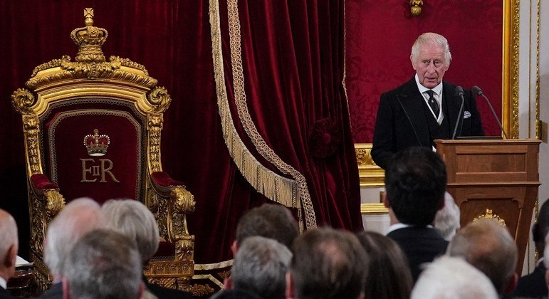 Rei Charles 3º foi oficialmente proclamado o novo monarca do Reino Unido