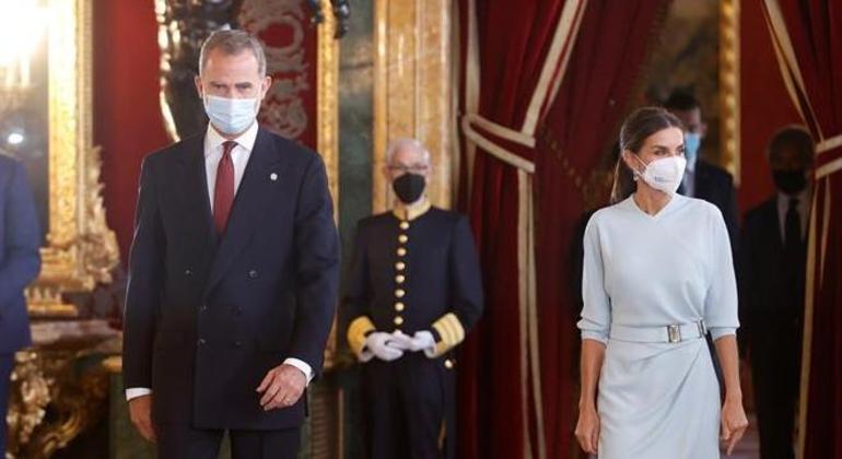 Rei da Espanha, Felipe VI, e a rainha Letizia