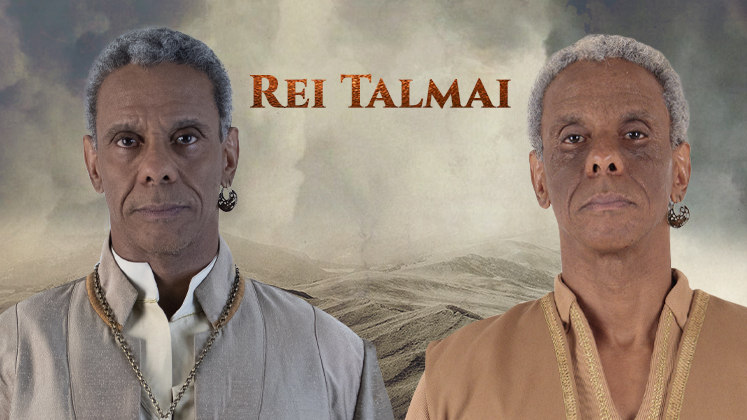 Rei de Gesur, Talmai é pai de Maaca (Michelle Martins) e avô de Absalão (Ricky Tavares) e Tamar (Esther de Oliveira). Vive por fazer alianças e manter o seu reinado estável 