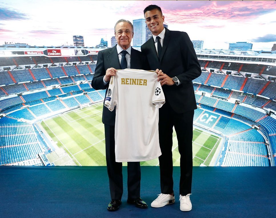 Reinier sofre lesão durante treino do Real Madrid - Super Rádio Tupi