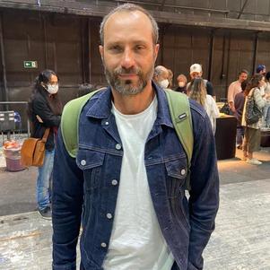 Fernando Pavão nos bastidores