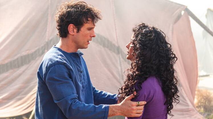 6 - Salomão e NaamáNaamá (Ingrid Conte) é a primeira esposa de Salomão e mãe de seu filho primogênito, Roboão (Henrique Camargo). Por isso, o relacionamento dos dois não poderia ficar de fora da edição especial 