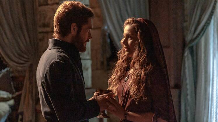 4 - Davi e Bateseba E não dá para falar em Salomão, sem citar o início da história de seus pais, Davi e Bateseba, interpretados por Cirillo Luna e Paloma Bernardi 