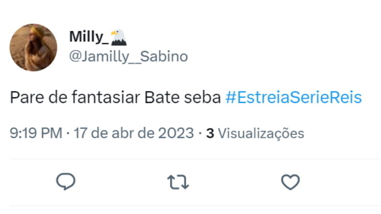Do outro lado da tela, teve quem tentou dar conselhos para Bateseba