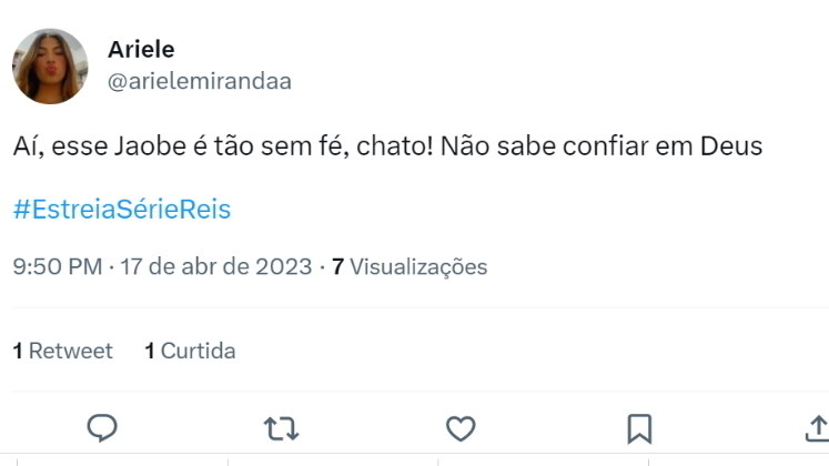 Críticas a Joabe (Mario Bregieira)? Temos!