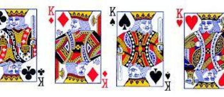 O rei de Copas é o único que não tem bigode 