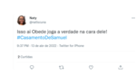 Enquanto o casal Samuel e Eloá viviam um dos momentos mais importantes de suas vidas, Eliúde (Igor Cotrim) incentivava o povo de Israel a pecar, abrindo a Arca da Aliança. Como novo comandante, Abiel (Dudu Pelizarri) ficou surpreso com a atitude do rapaz, mas não interviu  
