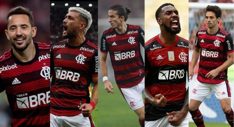 Figurinhas para Whatsapp: Arrascaeta e Flamengo classificado