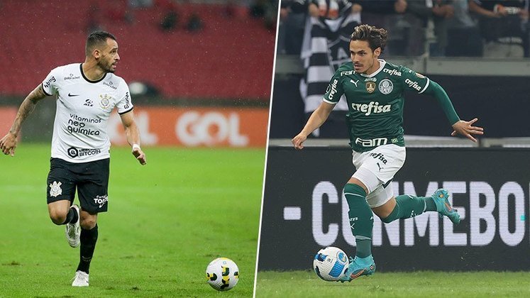 Renato Augusto (Corinthian) x Raphael Veiga (Palmeiras)