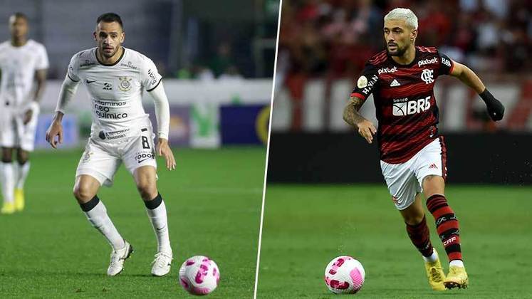 Renato Augusto (Corinthians) x Arrascaeta (Flamengo)