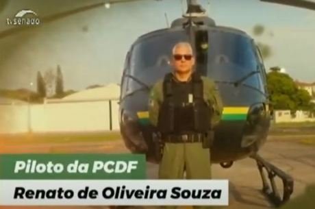 Na imagem, o piloto Renato de Oliveira Souza
