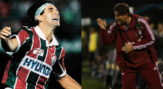 Renato Gaúcho - Como jogador conquistou o Carioca de 95, do famoso gol de barriga. Em 1996, antes mesmo de pendurar as chuteiras, ele comandou o Fluminense como interino. Depois voltou ao clube em cinco oportunidades (2002, 2003, 2007 à 2008, 2009 e 2014), conquistando uma Copa do Brasil (2007) e levando o time até a final da Libertadores (2008). Atualmente é técnico do Grêmio.