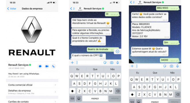 Renault lança agendamento de revisões por WhatsApp - Prisma - R7 Autos ...