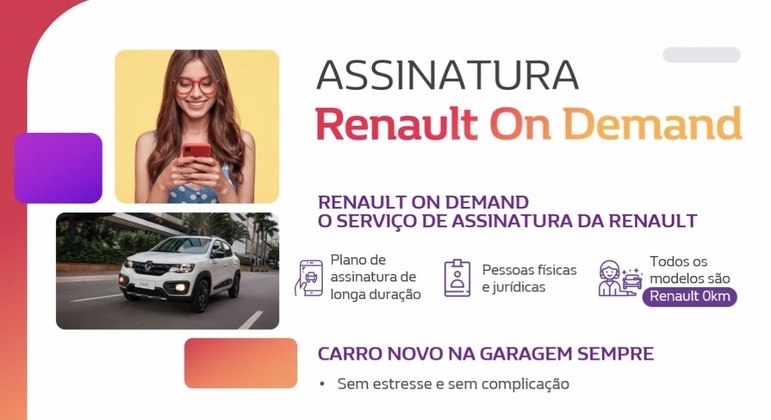 Renault lança serviço de carros por assinatura - Prisma - R7 Autos Carros