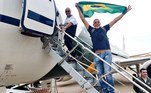 Avião presidencial é responsável pela missão de repatriação