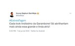 A veterana Adriana Garambone foi muito elogiada pelos internautas na pele de Ísis
