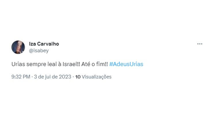 Mesmo contrariado, Joabe comunicou Urias que a posição dele na batalha seria na linha de frente. O valente questionou a decisão do comandante, mas seguiu leal à Israel