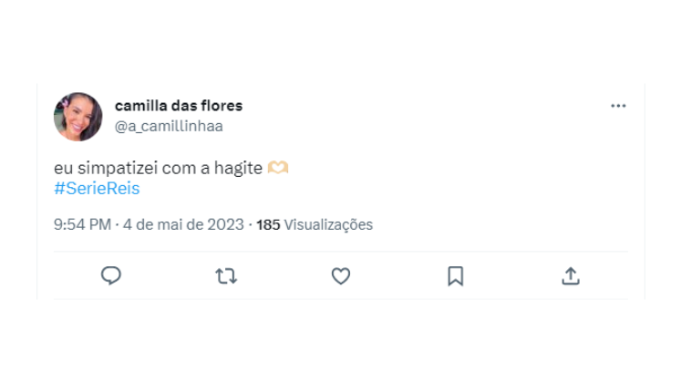Uma coisa é certa, a Hagite mal chegou em Reis, mas já cativou o público! 
